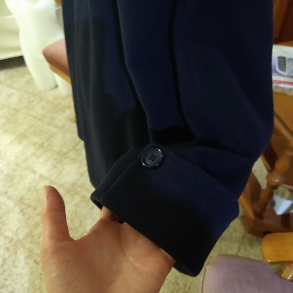 Size 12 Lorne Mitchel pure virgin rolling cashmere dress jacket - Picture 6 of 16